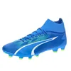 Image de Puma Homme FG/AG Chaussure de Football, Ultra Blue White Pro Green, 44 EU