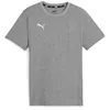 Image de Puma Mixte Teamgoal Casuals Jr Tee, Gris Moyen Chiné/Blanc Puma, 140 EU