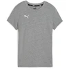 Image de PUMA teamGOAL Casuals T-shirt Femme Gris moyen chiné - Coupe décontractée et confortable pour un style sportswear urbain.