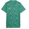 Image de PUMA Maillot Teamglory pour Femme Football Mixte, Vert Sport/Blanc, XL
