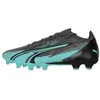 Image de PUMA Chaussures Ultra Match FG/AgSoccer pour Homme, Gris, Blanc, Bleu, 45 EU
