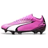 Image de Puma Men Ultra Match Mxsg Soccer Shoes, Poison Pink-Puma White-Puma Black, 45 EU