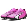 Image de Puma Men Ultra Match Mg Soccer Shoes, Poison Pink-Puma White-Puma Black, 44 EU