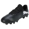 Image de PUMA Unisex Kids Future 7 Play Fg/Ag Jr Chaussures de football, Puma Black Puma White, 31 EU