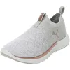 Image de PUMA Women Softride Remi Slip-on Knit Wn's Chaussures de course sur route, Ash Gray Puma White Rose Gold, 38.5 EU