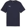 Image de PUMA Mixte Teamgoal Casuals Jr Tee, Puma Navy-puma Blanc, 152 EU
