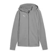 Image de PUMA Teamfinal Casuals Veste à Capuche pour Femme, Gris Moyen chiné argenté, S Mixte