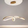 Image de Maytoni Curve Suspension à 1 source lumineuse, LED, MOD156PL-L52G4K,