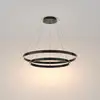Image de Maytoni Rim Suspension à 2 sources lumineuses, LED, MOD058PL-L74BK,