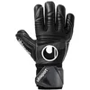Image de uhlsport Comfort Absolutgrip HN Gants de Gardien de But de Football pour Enfants et Adultes - Half Negative Cuts pour Un Ajustement Plus serré - Fixation du Poignet, Noir, 7