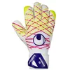 Image de uhlsport Prediction Absolutgrip HN Gants de Gardien de But de Football pour Enfants et Adultes - Gants spéciaux de Mike Maignan, 9, Blanc/Rose/Jaune/Violet