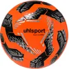 Image de uhlsport Ballon de Futsal en Salle - Sala Classic - Taille 4, Orange Fluo/Noir/Argent