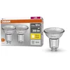 Image de Osram Lampe à réflecteur LED par16, 4.3W, blanc chaud, non dimmable, GU10, 2 pack