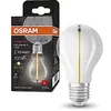 Image de Osram Vintage 1906® Classic A Fil LED lampe, E27, Classic Piston Shape, Clear, 1,8W, 100lm, 2700K, chaude lumière blanche, consommation d'énergie très faible, longue durée de vie, filament magnétique