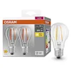 Image de Osram Base Classic A Fil 60 LED lampe avec base E27, forme de piston classique, double Unités, 6,5 W, 806lm, 2700k, lumière blanche chaude, développement à faible chaleur, longue durée de vie