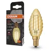Image de Osram Vintage 1906® Classic BW Fil LED lampe, E14, bougie torsadé, or, 2,5 W, 220lm, 2400k, couleur confort chaude, consommation très faible, durée de vie à long terme