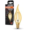 Image de Osram Vintage 1906® Classic Ba Fil LED lampe, E14, bougie avec pointe incurvée, transparent, 1,5 W, 120lm, 2400k, couleur de confort blanc chaud, durée de vie à long terme