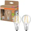 Image de OSRAM HOMELIGHTING 4099854253461 LED CEE A (A - G) E27 forme de poire 2.2 W = 40 W blanc chaud (Ø x H) 60 mm x 60 mm 2 pc(s)