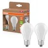 Image de Osram LED Superstar Classic A 60 en forme d'ampouclassique en verre dépoli, 3,8 W, 806 lm,E27, lumière blanc chaud de 2700 K, EEK A, diamètre 60 mm. Paquet de 2