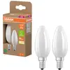 Image de OSRAM HOMELIGHTING 4099854253805 LED CEE A (A - G) E14 forme de flamme 2.2 W = 40 W blanc chaud (Ø x H) 35 mm x 35 mm 2 pc(s)
