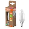 Image de Osram Energy Class en forme de mini bougie classique, 3,8 W / 806 lm, EEK A, lumière blanc chaud (2700 K), CRI 80, en verre dépoli sans plomb, culot E14, IP20, diamètre 35 mm.