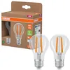 Image de Osram Energy Class en forme d'ampouclassique, 3,8 W / 806 lm, EEK A, lumière blanc froid (4000 K), CRI 80, en verre transparent sans plomb, culot E27, IP20, diamètre 60 mm.