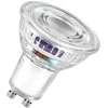Image de Osram à réflecteur LED de classe énergétique PAR16 de 2,5 W, 450 lm, blanc chaud (2700 K) en verre transparent sans plomb avec culot GU10 de classe d'efficacité énergétique A, diamètre 50 mm, IP20.