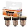 Image de Osram LED FLAT Lampe, pack avantage de 3 lampes ultra-compactes, remplace les ampoules 28W classiques, 3.5W, blanc chaud (2700K), verre mat, E27
