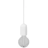 Image de Osram Suspension Vintage 1906® ROUND PLASTER E27, blanc, max. 25 W (LED 15 W), culot E27, rosace ronde, suspension d'intérieur, à combiner avec des lampes 1906 Vintage ou intelligentes
