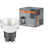 Image de Osram Spot encastré SPOT TWIST, argent, 10 W, 800 lm, 840 W, diamètre 93 mm, couleur de lumière blanc froid, jusqu'à 90% d'économies d'énergie par rapport aux downlights halogènes, installation