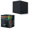 Image de Osram Applique d'extérieur ENDURA Classic Square Down, noire, culot GU10 (max 35W), peut être équipée d'une lampe normale ou intelligente, type down ou up/down, protection IP44