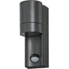 Image de Osram Luminaire extérieur ENDURA CLASSIC ISIDOR W S, applique murale, GU10, gris foncé, aluminium, installation facile, éclairage indirect, IP65, capteur de lumière du jour, détecteur de mouvement