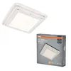 Image de Osram Plafonnier LED ORBIS SPIRAL LAYER CL 45X45cm, blanc, 26W, 3000lm, blanc chaud, diffusion efficace de la lumière indirecte/directe, longue durée de vie, carré, design en couches, IP20, 3000K.