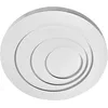 Image de Osram Plafonnier LED ORBIS SPIRAL ROUND 685mm, blanc, 63W, 5000lm, couleur de lumière blanc chaud, distribution efficace de la lumière indirecte, longue durée de vie, module LED, rond, IP20, 3000K.