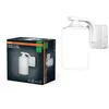 Image de Osram Applique ENDURA Classic, blanche, E27, IP43, boîtier en aluminium, diffuseur en verre, adaptée aux espaces extérieurs, sans ampoule.