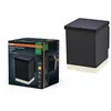 Image de Osram Luminaire extérieur ENDURA STYLE SOLAR QUADRO WALL, 0,5W, 50lm, applique murale, gris foncé, éclairage indirect, batterie rechargeable, IP44, température de couleur 3000K, ton blanc chaud