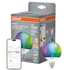 Image de Osram Lampe LED SMART+ Matter G95 Globe 14W E27 RGBW, dimmable, contrôlable via application et commande vocale, compatible avec Alexa, Google, Apple, WiFi