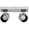 Image de OSRAM Decor Spot Jupiter 2 Spot 4099854471452 Plafonnier à spot LED, Projecteur mural LED LED 11.5 W argent