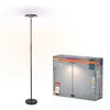 Image de Osram Applique et lampadaire SMART+ WIFI FLOOR UPDOWN, noir, 13,5 W, 2165 lm, lumière blanche et colorée réglable, deux sources lumineuses, intensité variable, longue durée de vie, lumière RVB,