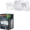 Image de OSRAM HOMELIGHTING Battery LED Spotlight Sensor 10W 4000K IP54 White 4099854497513 Projecteur extérieur
