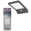 Image de Osram Door LED Solar Sensor 4000K, luminaire solaire LED, IP44, 3W, 320 lm, détecteur de mouvement, batterie solaire, argent, montage mural