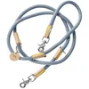 Image de HUNTER Laisse réglable Malia pour chien, couleur : bleu pigeon/naturel, corde souple et cuir robuste, réglable en 3 positions, légère, résistante, look moderne, fabriquée en Allemagne, taille : 10/200
