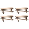 Image de Faller FA180304 Lot de 4 bancs de Pique-Nique Multicolore