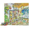 Image de Knox Calendrier de l'Avent 090000 avec 24 parfums célestes, Dimensions 1,5 x 26 x 24 cm, cônes d'encens