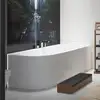 Image de Hoesch iSENSI Baignoire d’angle, avec tablier, 3812.010,