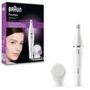 Image de Braun FaceSpa 810 Épilateur Visage Avec Brosse Nettoyante, Retire Les Poils Et Nettoie Le Visage En Profondeur, Etanche, Appareil Avec Des Embouts Interchangeables, Pile Supplémentaire