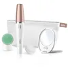 Image de Braun Epilateur Visage pour Femme FaceSpa 851V 3-En-1, Blanc et Or