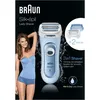 Image de Braun Rasoir Silk-épil 5 Lady, rasoir électrique 3 en 1, système de tondeuse et d'exfoliation, Wet & Dry, 5-160, bleu