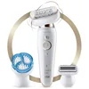 Image de Braun Epilateur Electrique Pour Femmes Silk-épil 9 Flex 9-060 3D Avec Tête Flexible À 360° Pour Une Épilation Facile Et Une Peau Douce, Étanche, Tête De Rasoir, Sabot Tondeuse, Brosses Exfoliantes