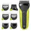Image de Rasoir Électrique 3-En-1 Series 3 Shave&Style 3300BT - Noir et Vert